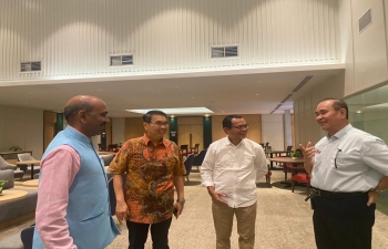 Consul General of India in Medan, Mr. Ravi Shanker Goel met with Indian Community in Pangkalan Kerinci, Riau Province 05.08.2024